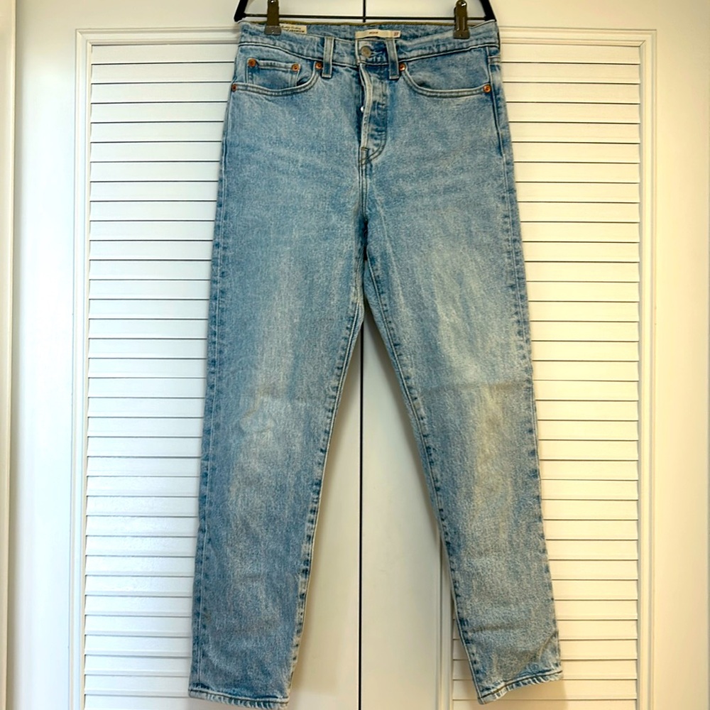 Levi’s wedgie fit cropped straight leg jeans (size 27)